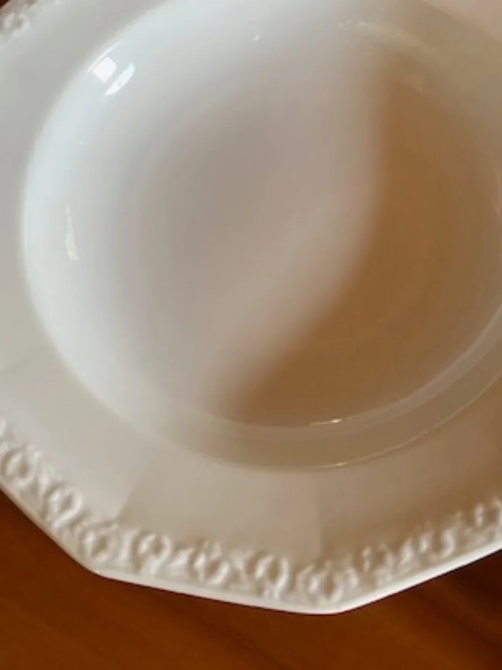 Rosenthal China Germany Continental Maria All White Rim Soup Bowls, 3, - 8 5/8